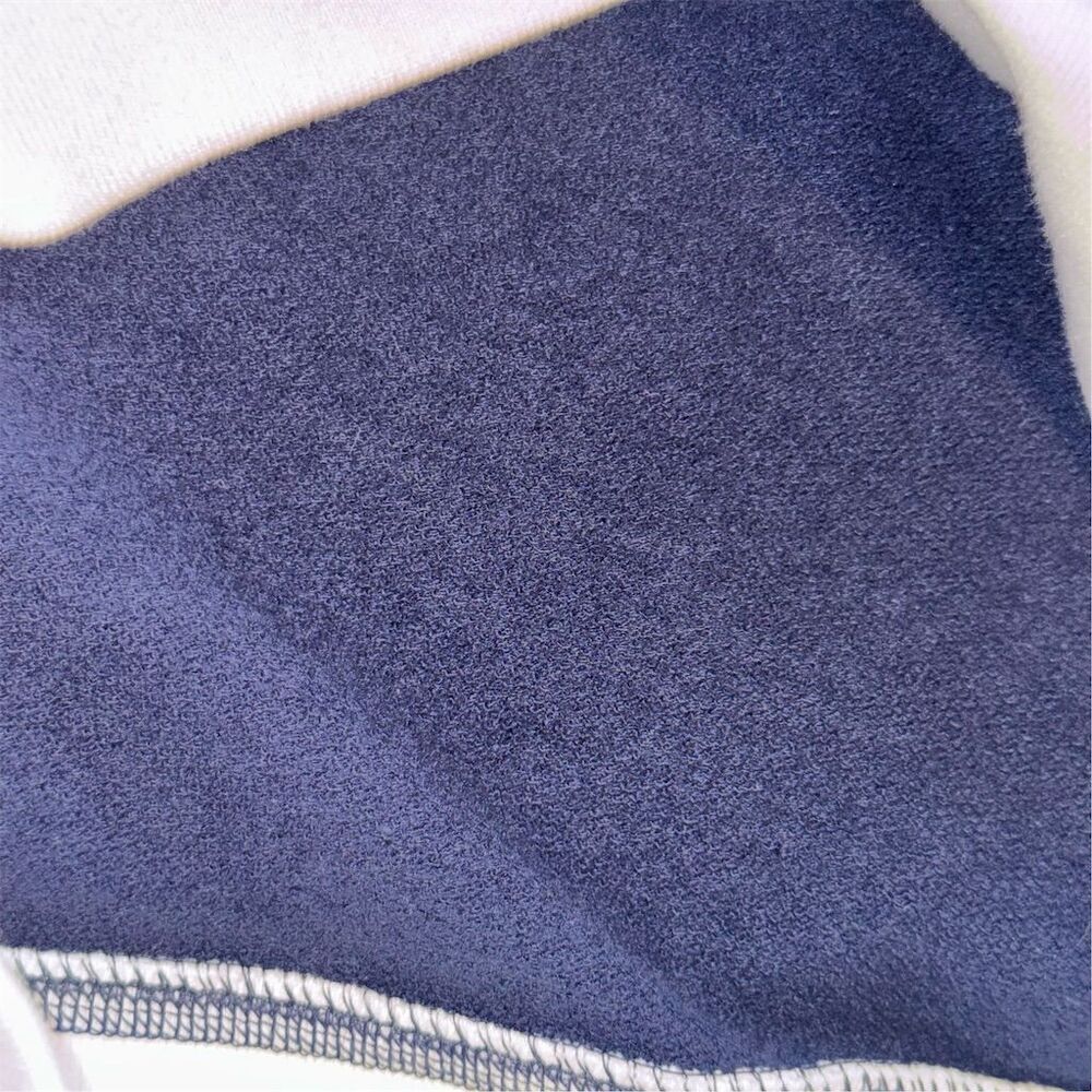 GAP Women's M Navy Blue Short Sleeve‎ Crewneck Muscle Sweatshirt Casual Cozy Y2K - Picture 4 of 10